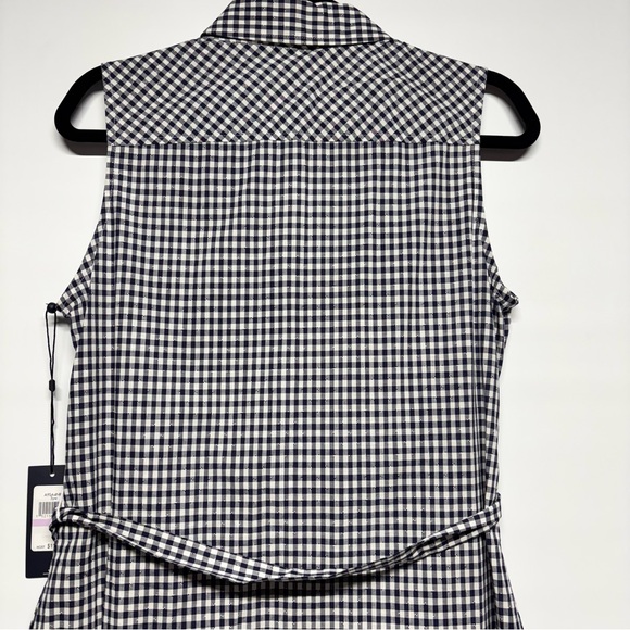 ✨Tommy Hilfiger Women's Gingham-Print Belted Woven Dress Size 6 - Picture 5 of 16